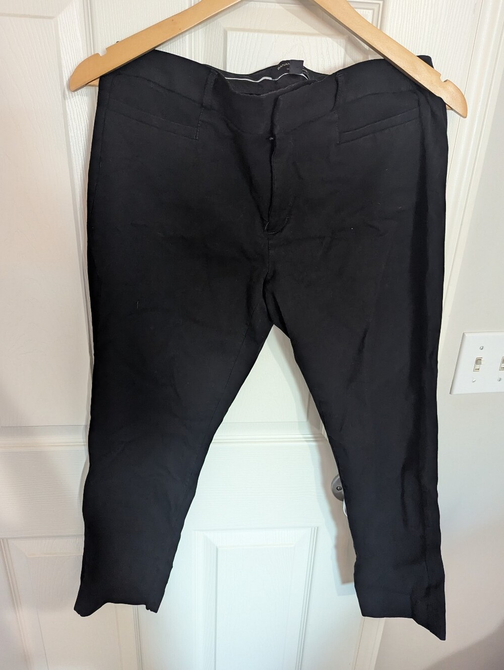 Banana Republic Sloan Curvy Fit Dress Pants β Black - Picture 2 of 7